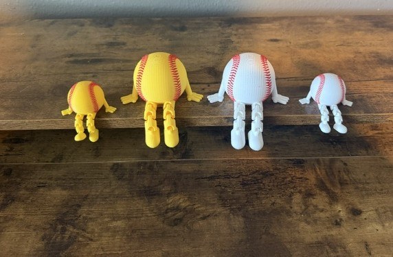 All four figure sizes and colors side by side